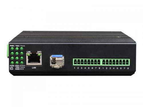 工業(yè)軌式1-4路 RS-232/RS-422/RS-485 串口服務(wù)器